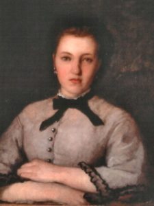 Portrait of Marie-Zélie LaPorte (detail), 1864, oil on canvas, Musée des Beaux-Arts de Limoges