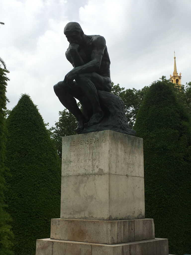 Rodin Museum Gardens, Paris, The Thinker