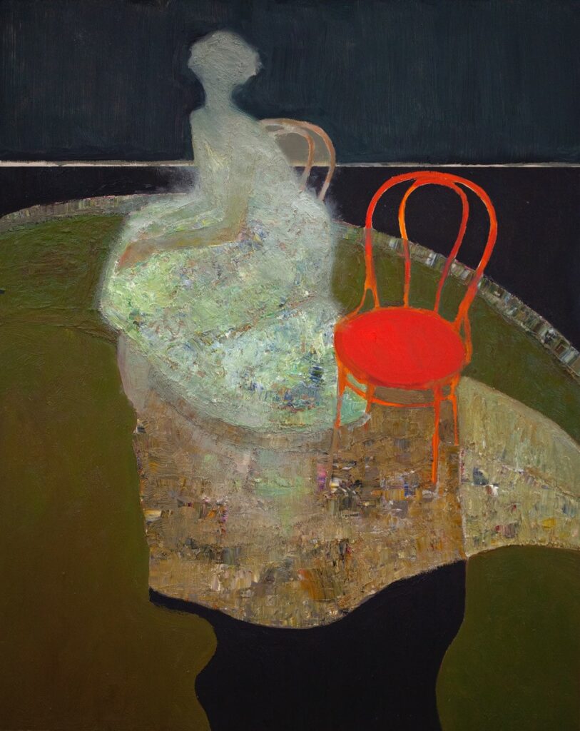 McCaw, Dan, Anticipation_Oil board, 30 x 2_$9,500