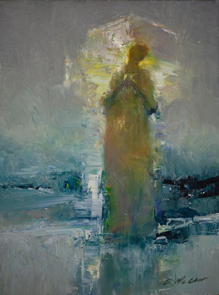 McCaw, Dan, Silhouette, Oil on board, 16 x12_$3,800