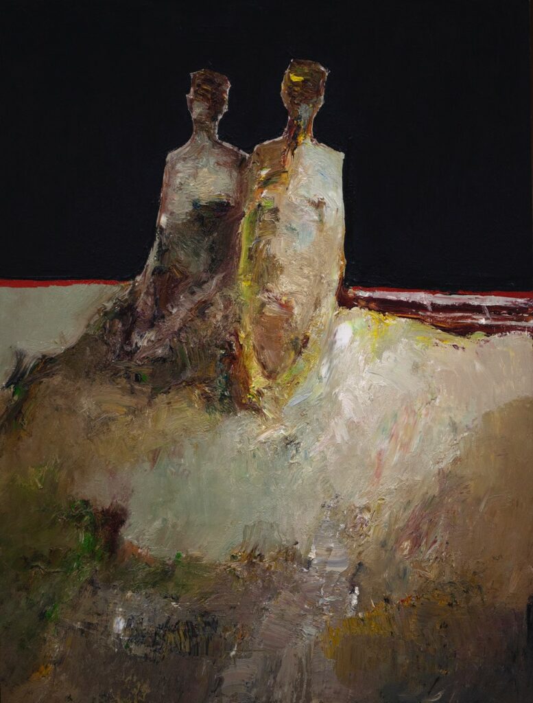 McCaw, Danny Together, Oil board, 24 x 18_$4500