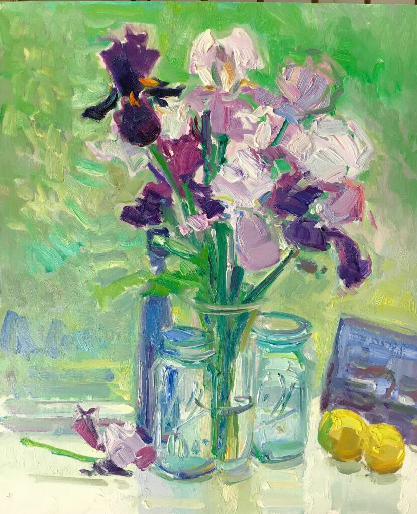 Sahli,-Don,-Iris-Cuttings-from-Charles-Pickett-24x20-DS---$3200.