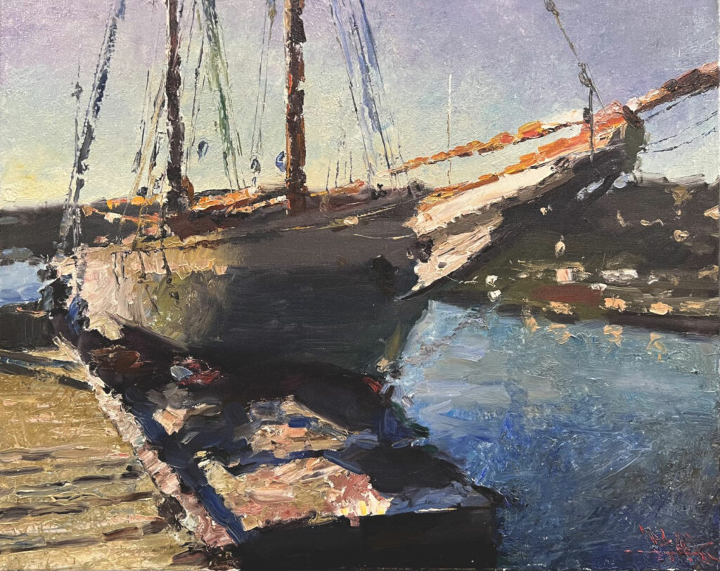 Mundy,-CW,-The-Mary-Day-At-Camden-Harbor-24x30