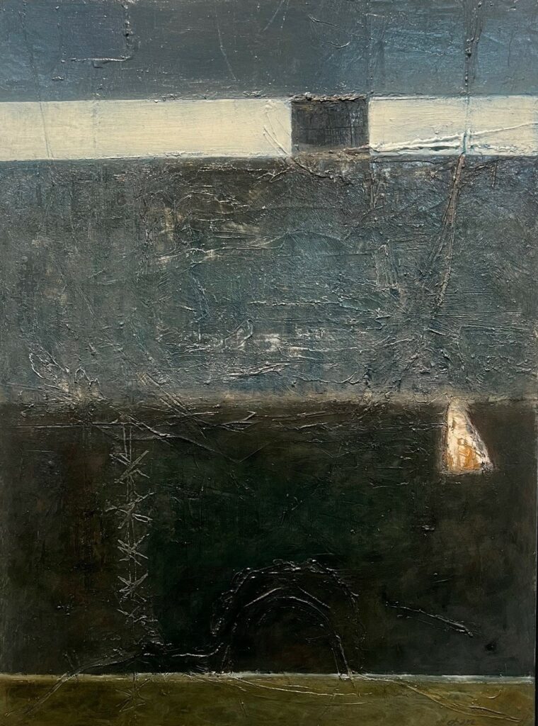 McCaw, John, Sail, crop 2 without frame, Mixed media on canvas, 48 x 36, $10,500
