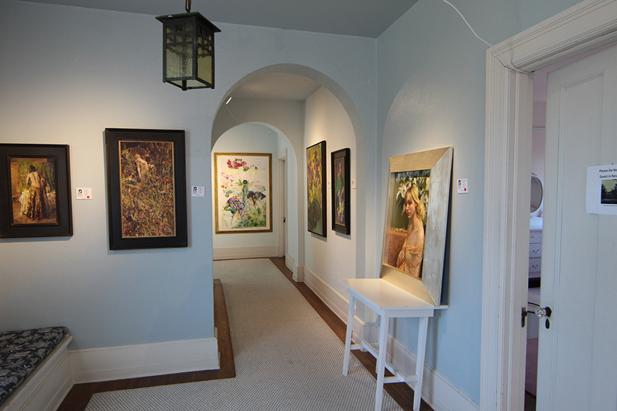 Upstairs Gallery, Quang Ho, left, Adrienne Stein, right