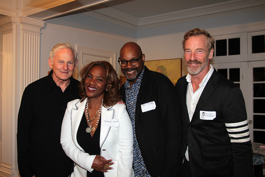 Hamptons Event 10, Gala Exhibition Opening, Victor Garber, Rainer Andreesen, Ron and Sharon Hicks