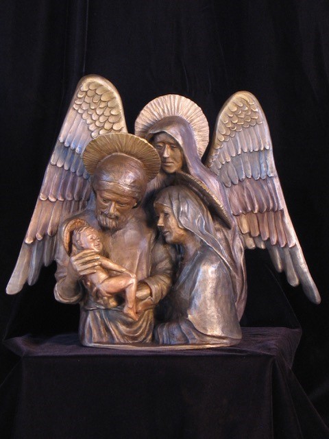 Kircher, Lynn, Holy Family, Bronze, Ed. 12 of 25, 13 x 15 x 5, $4,500